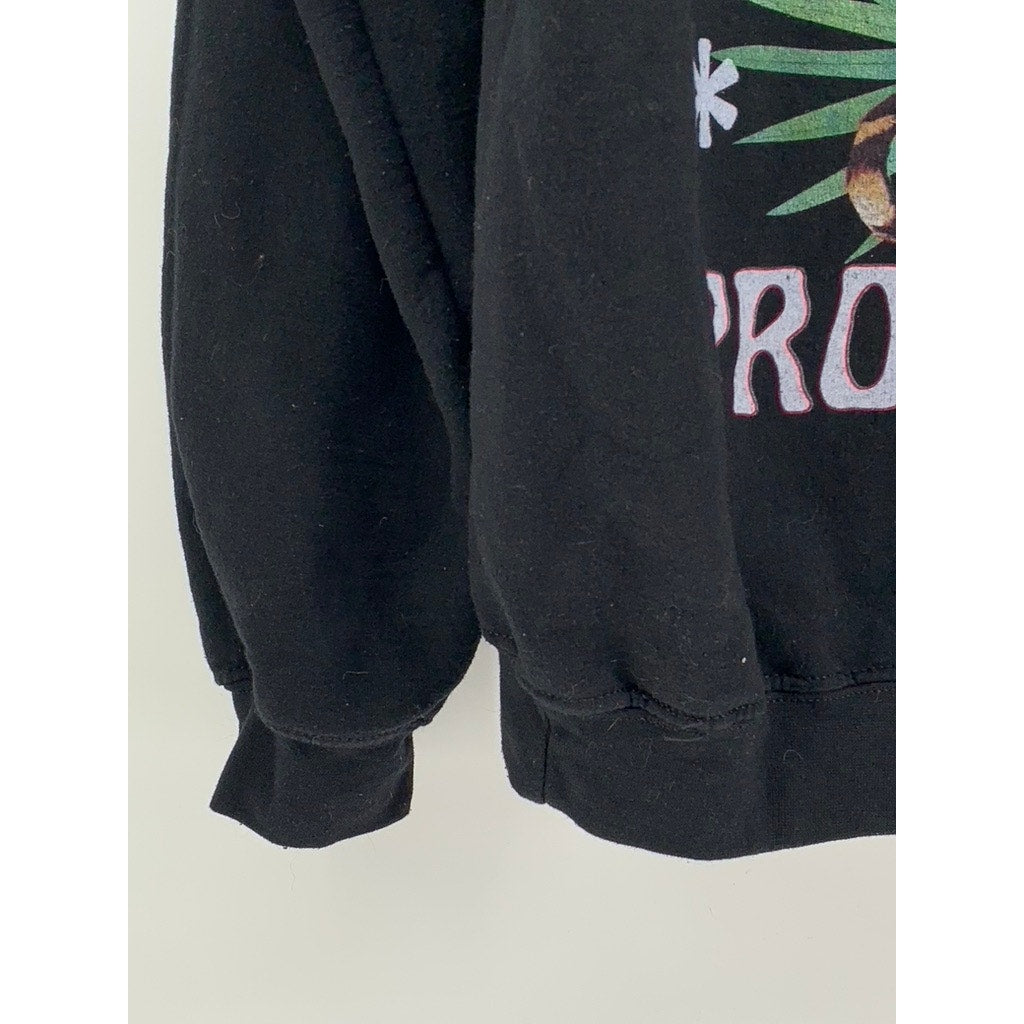 GILDAN Women's Black Heavy Blend Graphic Hoodie SZ M