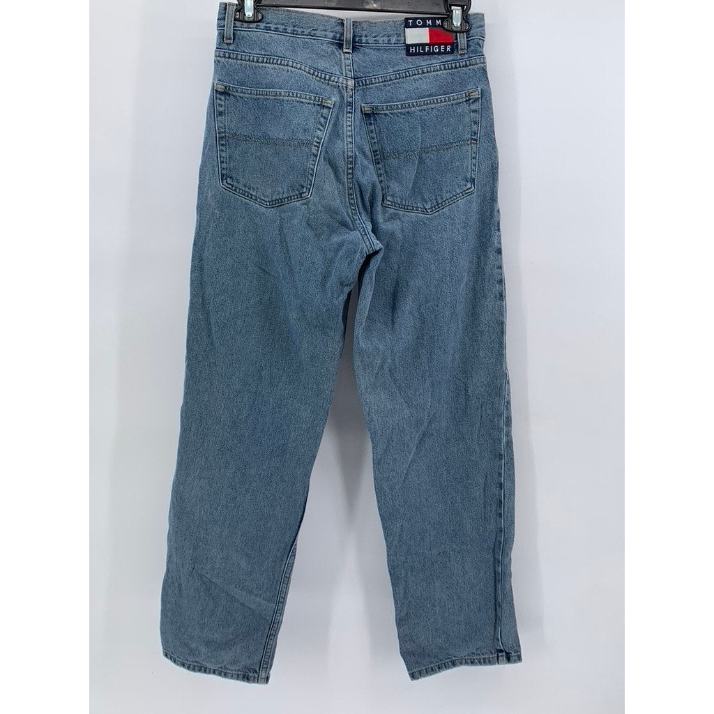 TOMMY HILFIGER Distressed Vintage Relaxed-Leg Jeans SZ 32