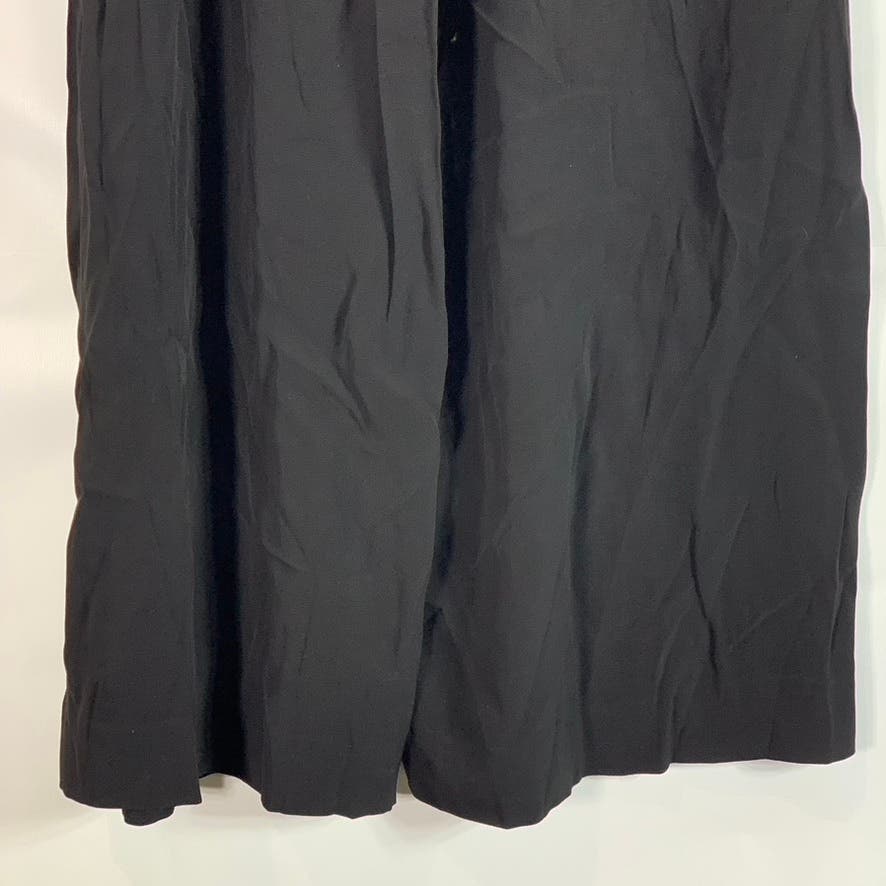 JOSIE NATORI Women's Petite Black Wide Leg Classic Vintage Lounge Pants SZ M