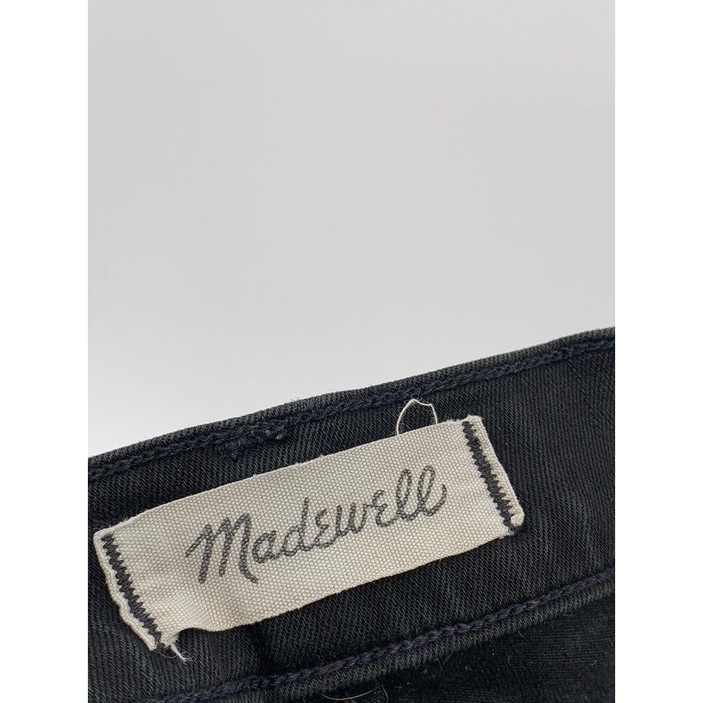 MADEWELL Women's Black Petite 9" High-Rise Skinny Jeans SZ 26S
