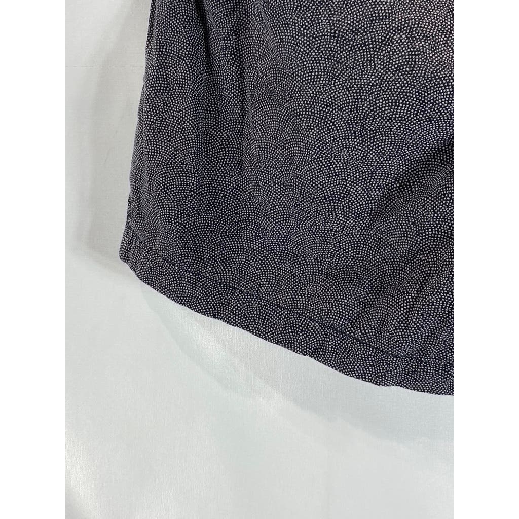 BANANA REPUBLIC Men's Black/Gray Cotton Twill Stretch Shorts SZ 35