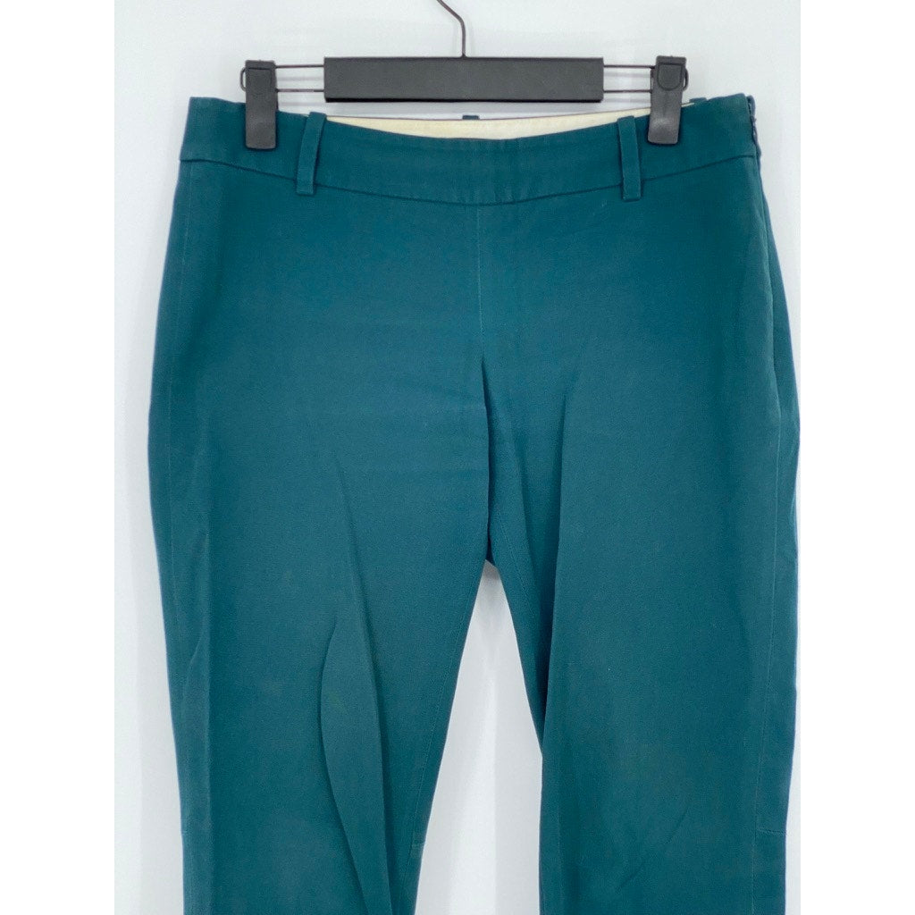 T, BABATON Women’s Dark Green Slim-Leg Regular-Fit Pant SZ 4