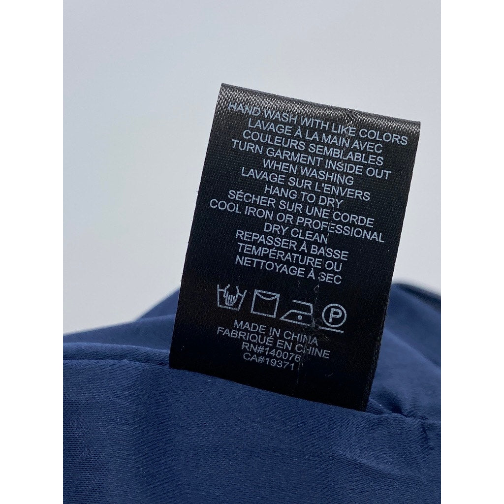 GENERATION LOVE Women's Dark Blue Lambert Button-Front Faux Leather Shorts SZ 2