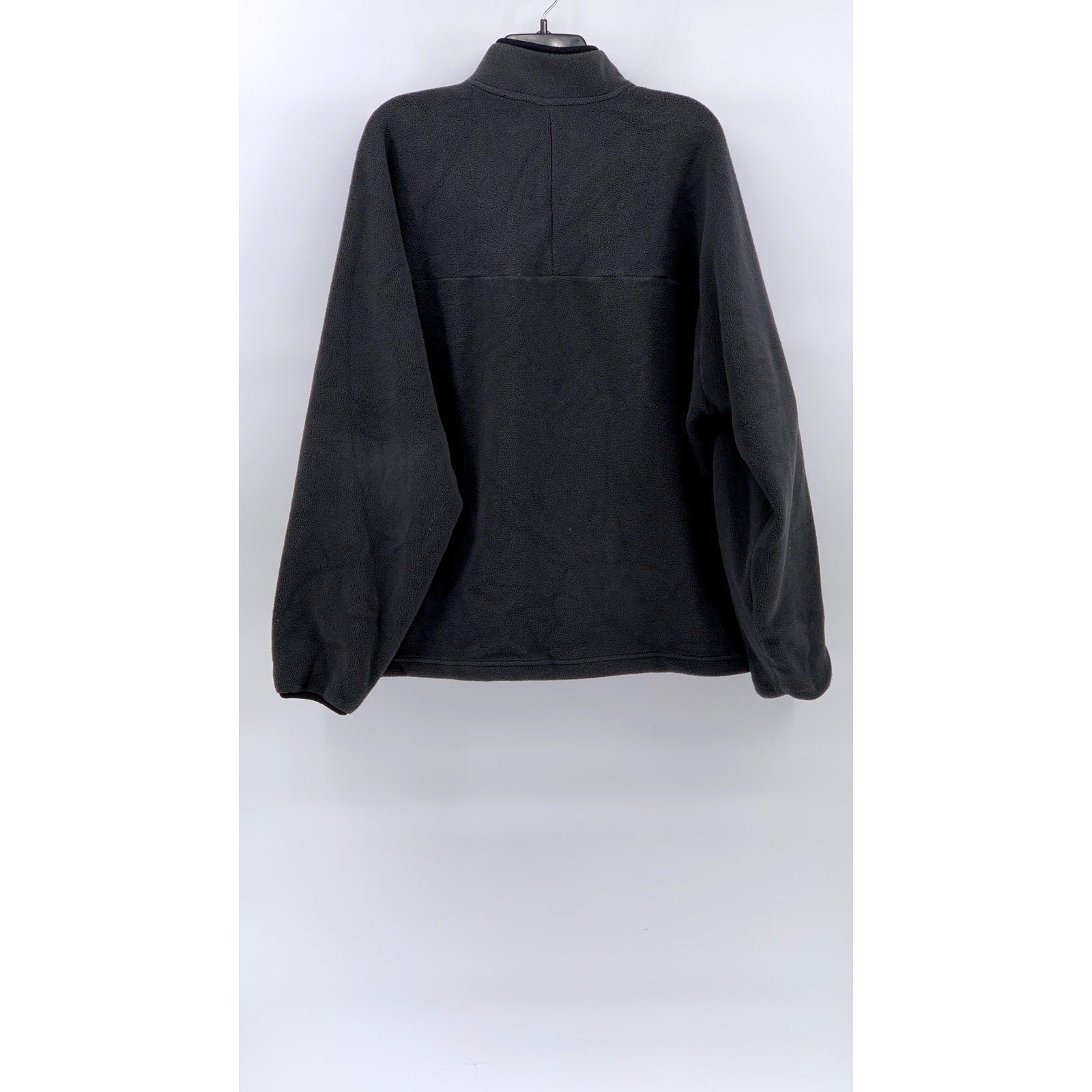 UNIQLO Men's Charcoal Gray Fleece Oversized Half-Zip Sweater SZ L