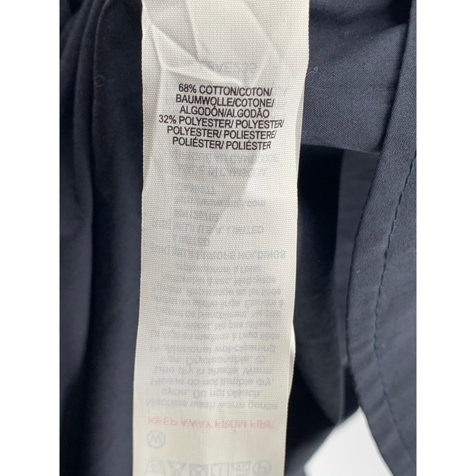 MUJI Women's Navy Blue Elastic-Waist A-Line Relaxed Fit Cotton-Blend Skirt SZ S