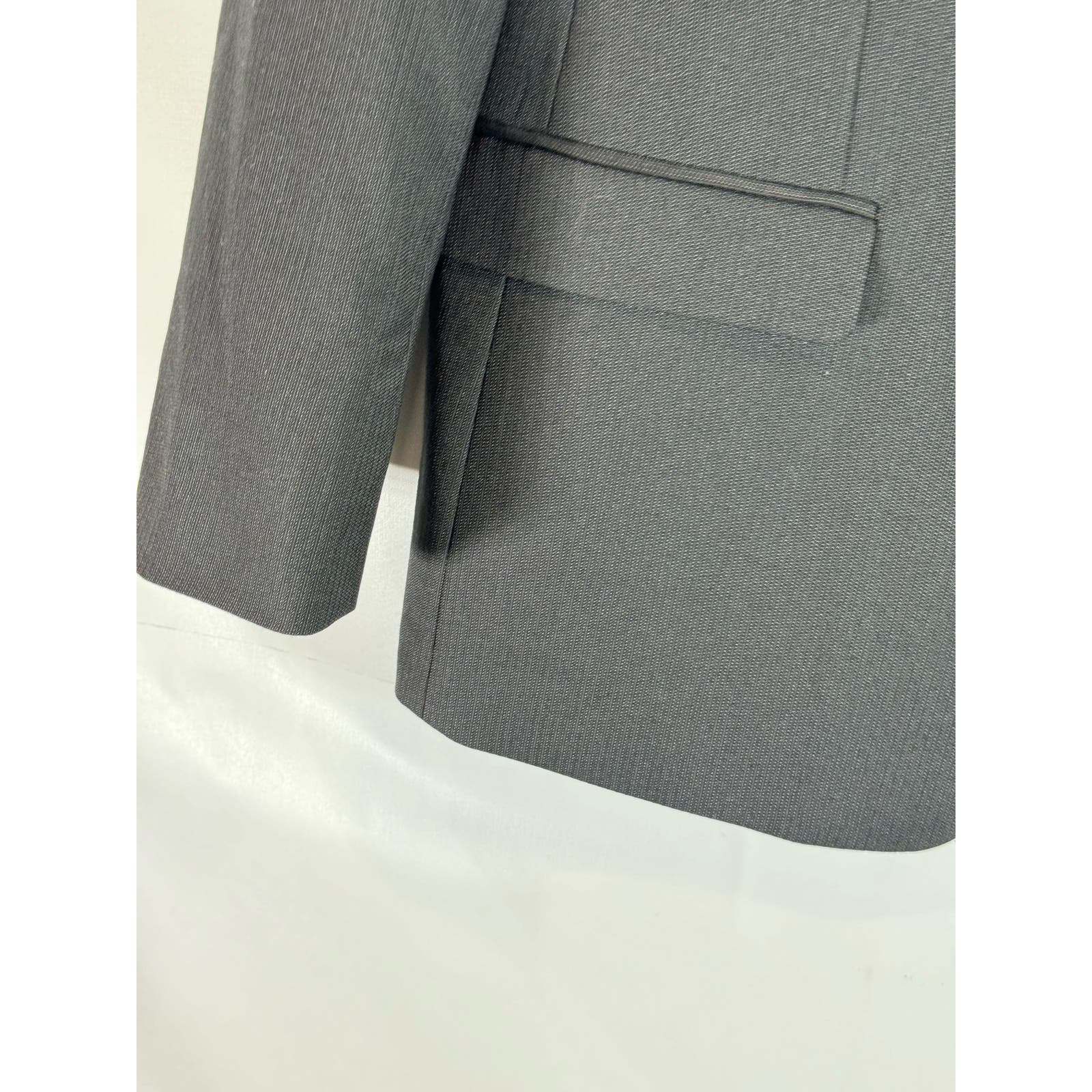 CARAVELLI Men's Black Extra Slim Single Breast Two-Button Blazer SZ 42