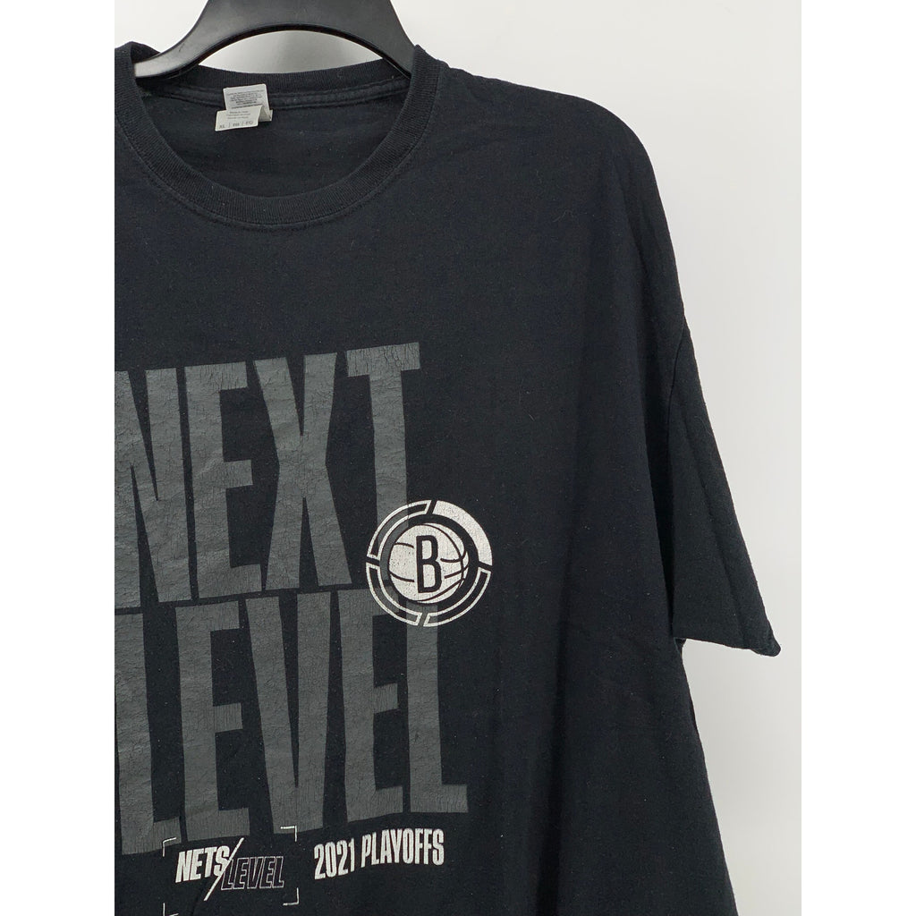 GILDAN Mne's  Black Crewneck Next Level Nets Playoff Short Sleeve T-Shirt SZ XL
