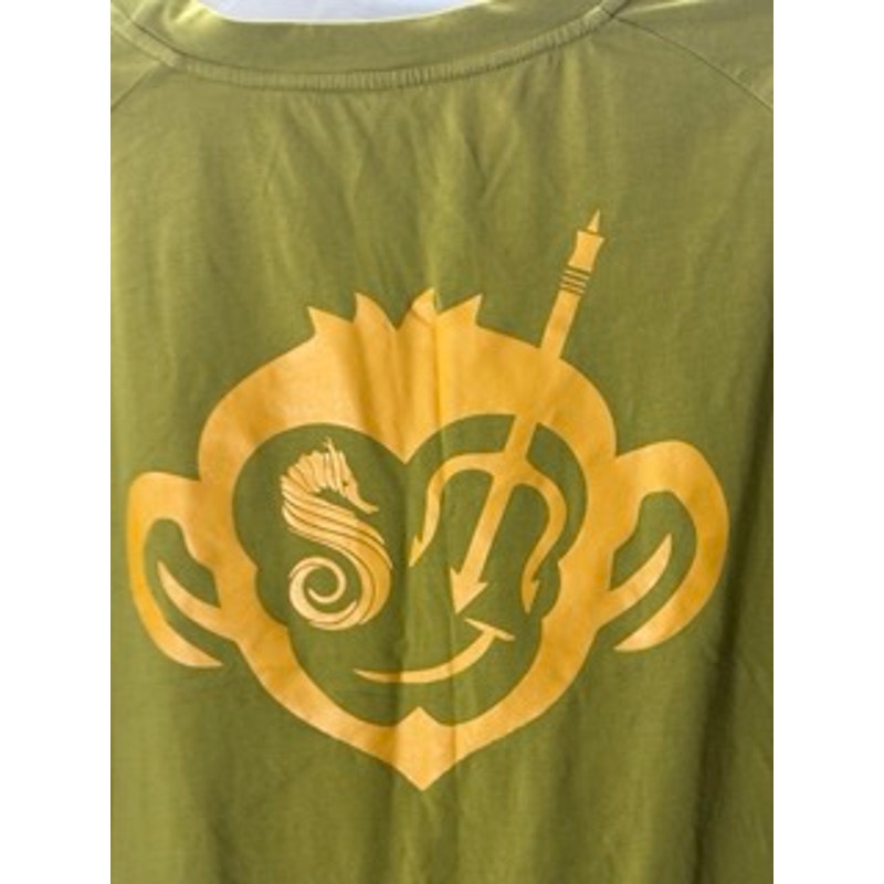 SALTY MONKEY Men's Green Graphic Casual Crewneck Short Sleeve T-Shirt SZ M