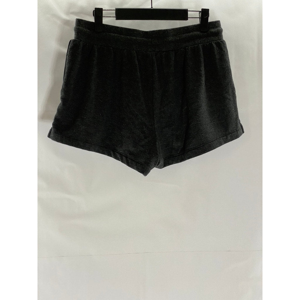 STARS ABOVE Women's Dark Gray Drawstring Casual Pull-On Shorts SZ M