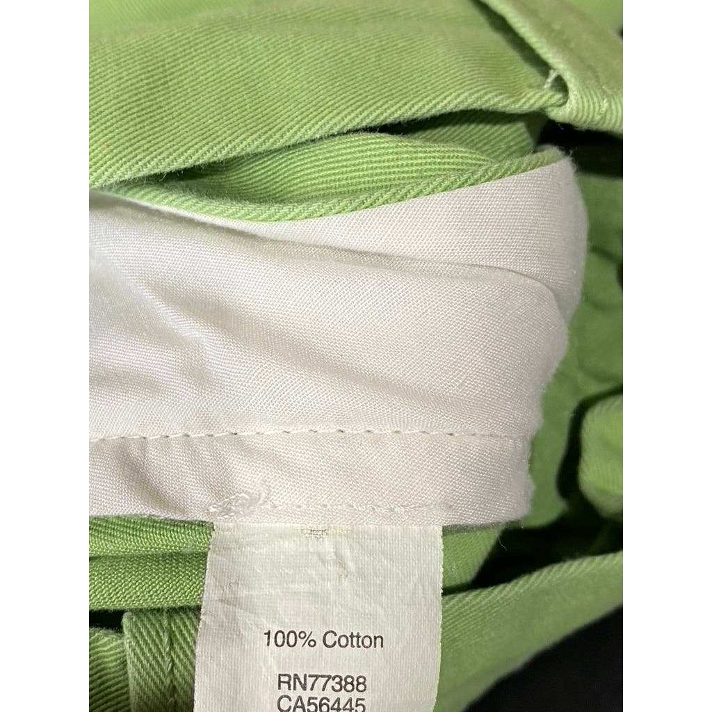 J.CREW Men's Green Four-Pocket Stretch 9" Chino Shorts SZ 33