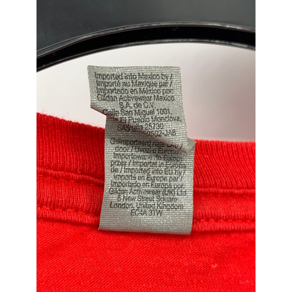 UNBRANDED Men's Red New York Red Bulls Graphic Crewneck Short Sleeve T-Shirt SZL