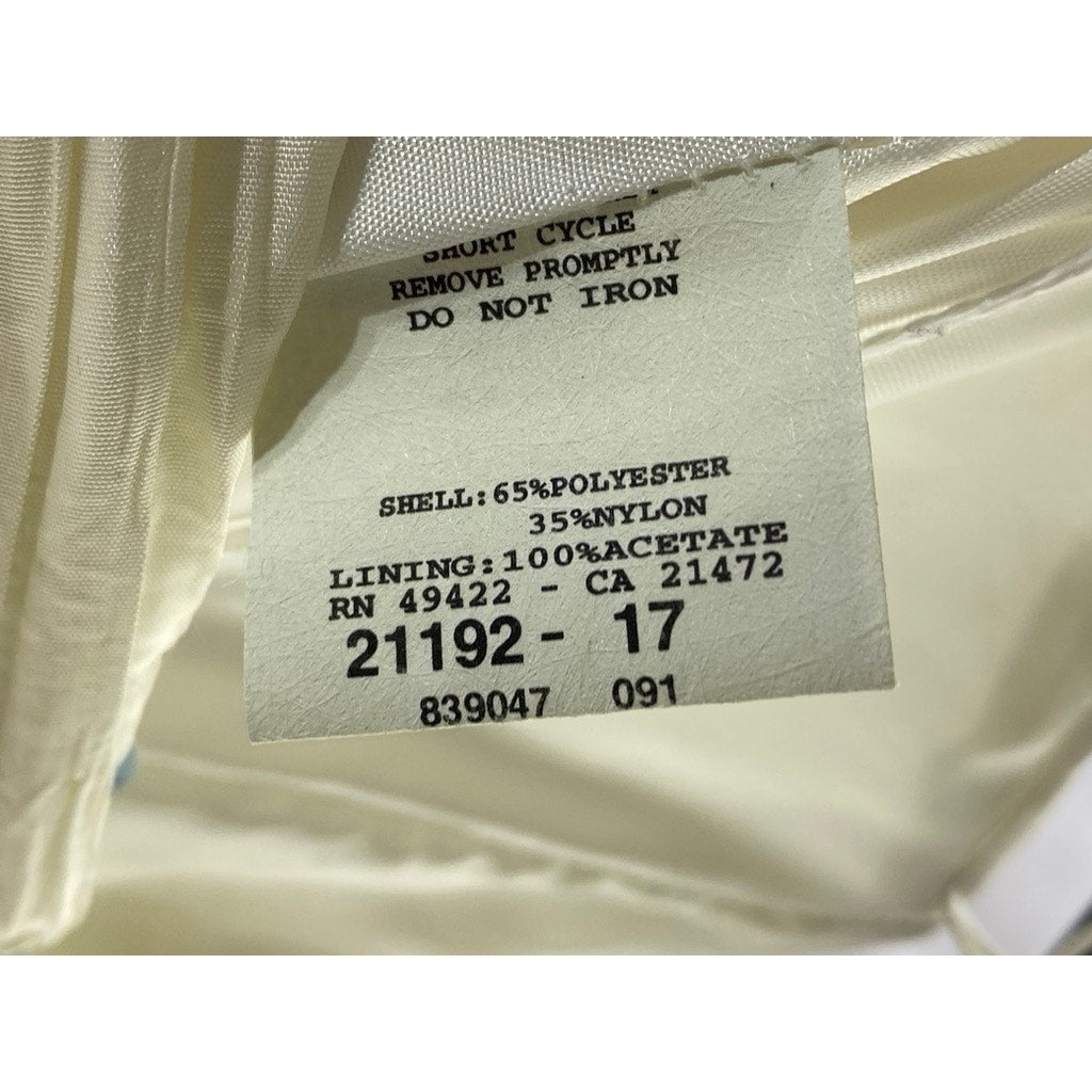 N PHASE FASHION Women's Cream Textured Strapless Gown SZ 6