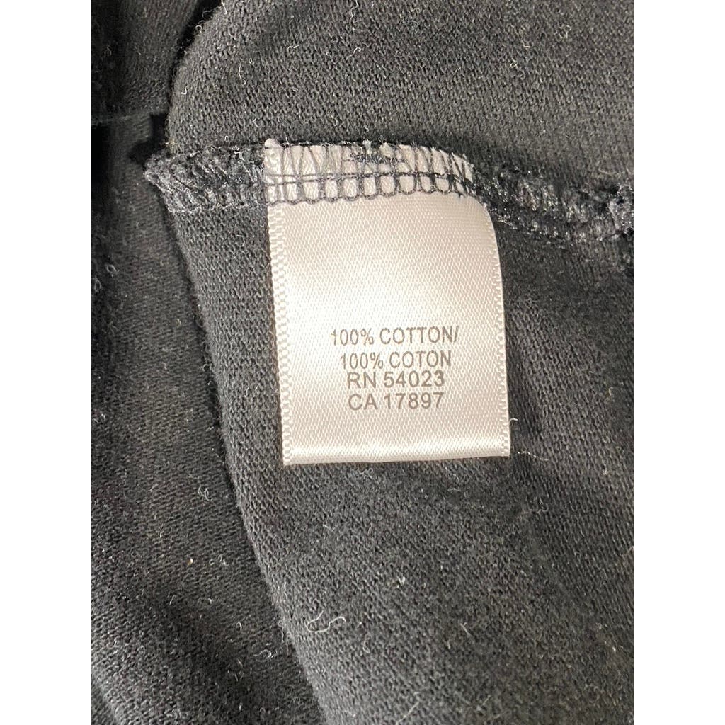 BANANA REPUBLIC Men's Solid Black Cotton Short Sleeve Polo Shirt SZ S