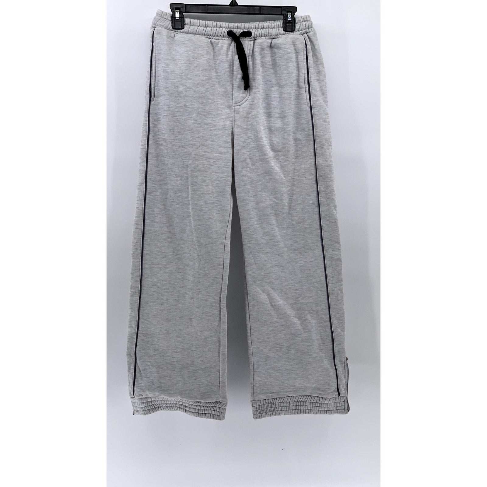 YAGE Men's Gray Relaxed-Fit Sweatpants SZ S