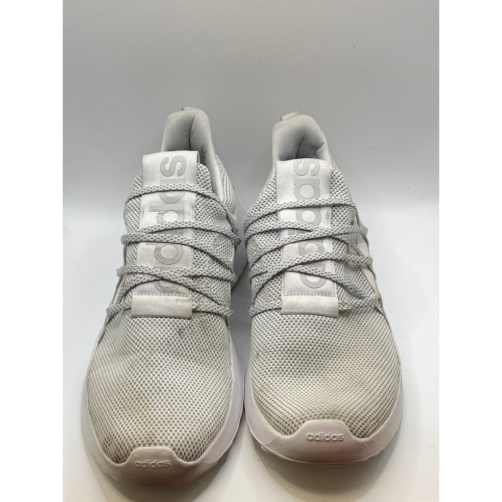 ADIDAS Men's White Mesh Cloudfoam Comfort Running Sneakers SZ 13