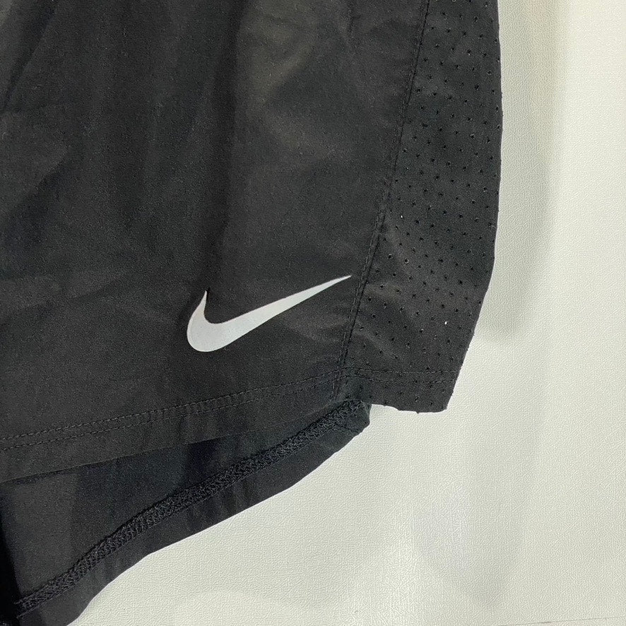 NIKE Women's Black Dri-FIT Elasticized Waist 10K Pull-On Running Shorts SZ S