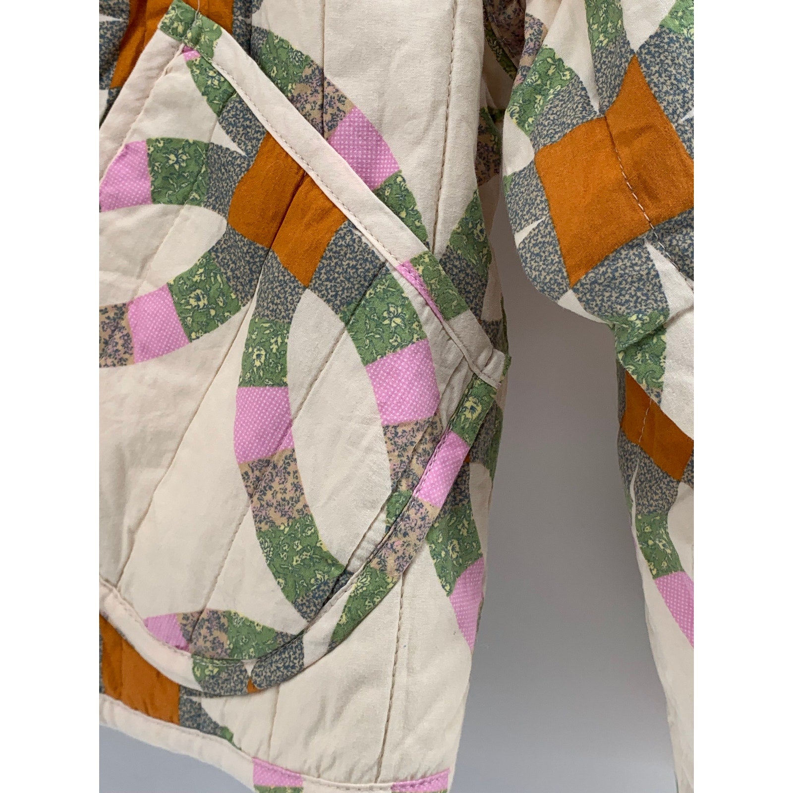 UNIVERSAL THREAD Women’s Off-White Flower Of Life Quilted Button-Up Jacket SZ S