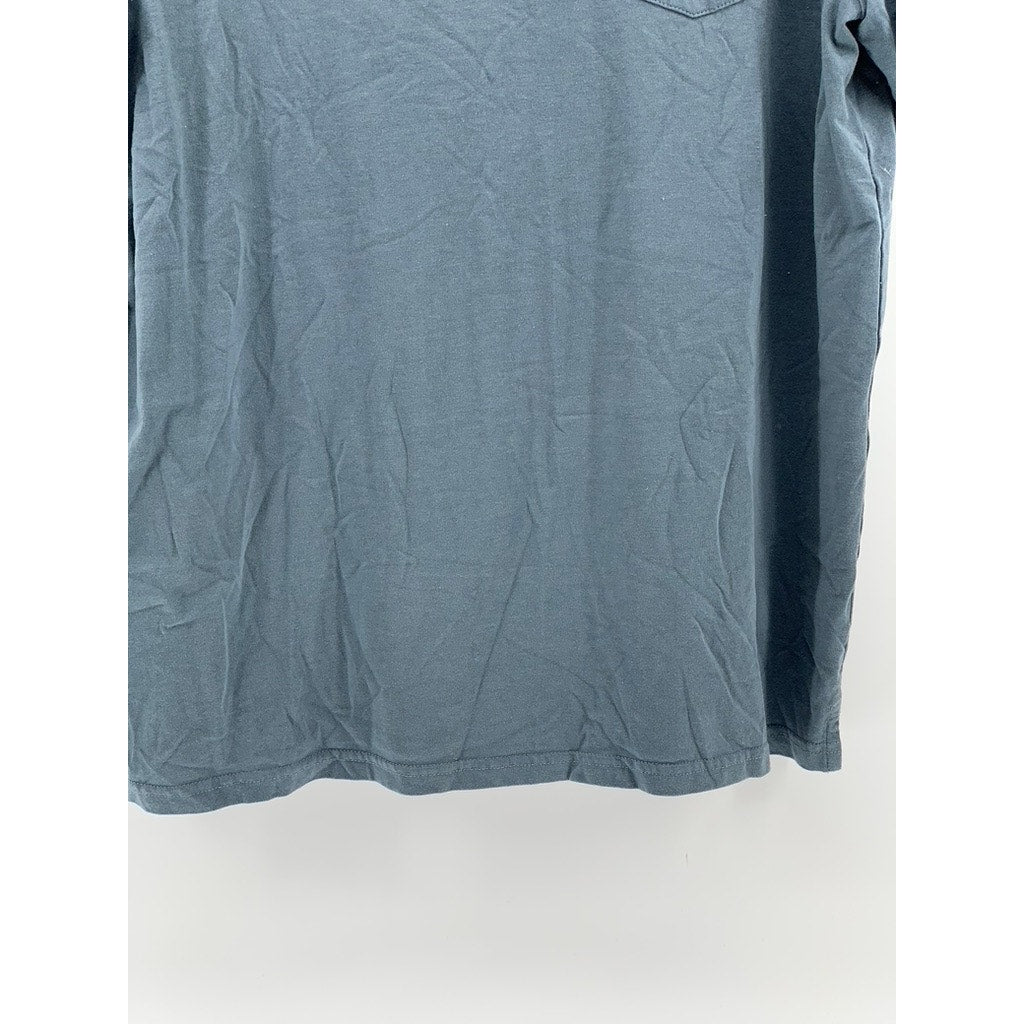 FREE FLY Men's Blue Short Sleeve Polo SZ XL