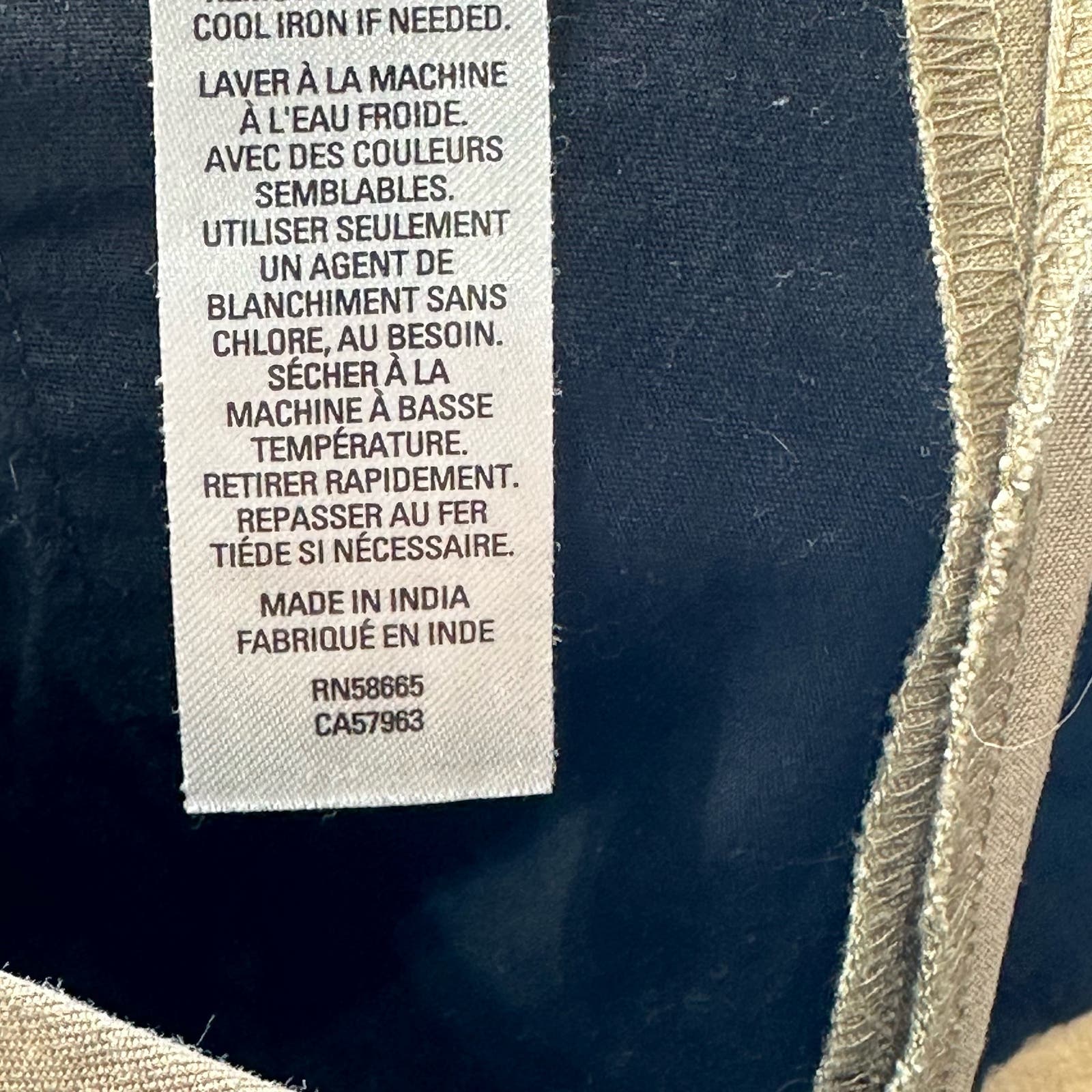 NORDSTROM Men's Brown Slim-Fit Flat Front CoolMax Performance Chino Pant SZ29X32