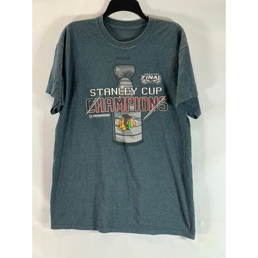 REEBOK Men’s Green Stanley Cup Graphic Crewneck Short Sleeve T-Shirt SZ L