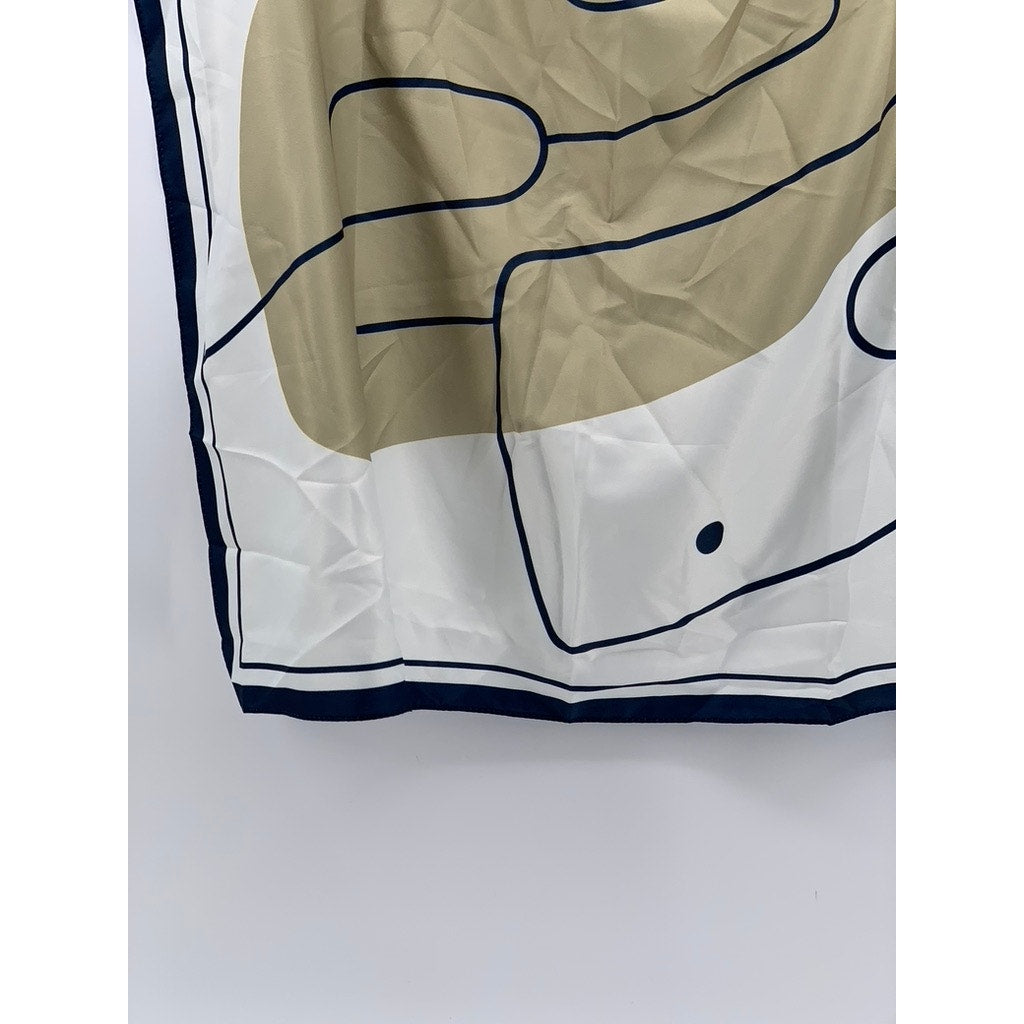 OUR SECOND NATURE Bluhaus Club Abstract Exclusive Scarf