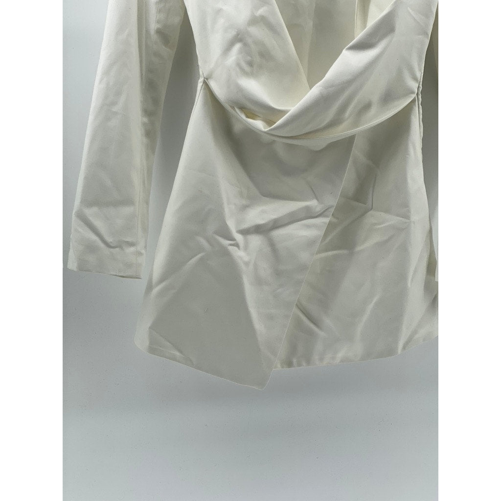 LIONESS Women's White VIP Only Long Sleeve Mini Dress SZ S