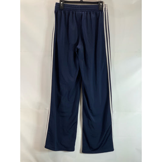 ADIDAS Men's Navy Three-Stripe Elastic Waist Pull-On Relaxed Fit Track Pant SZ M