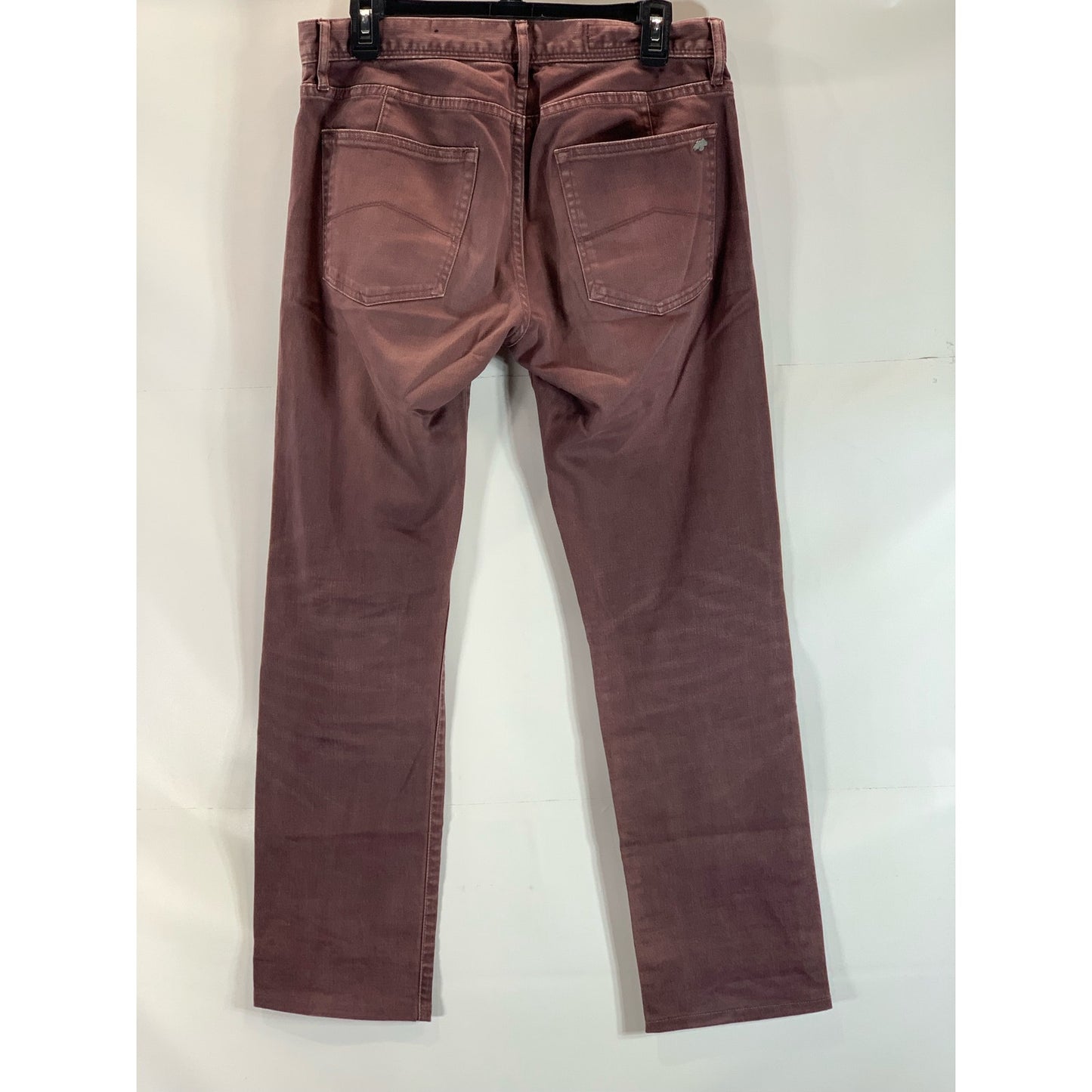 ARMANI EXCHANGE Men's Burgundy Skinny-Fit Five-Pocket Denim Jeans SZ 31