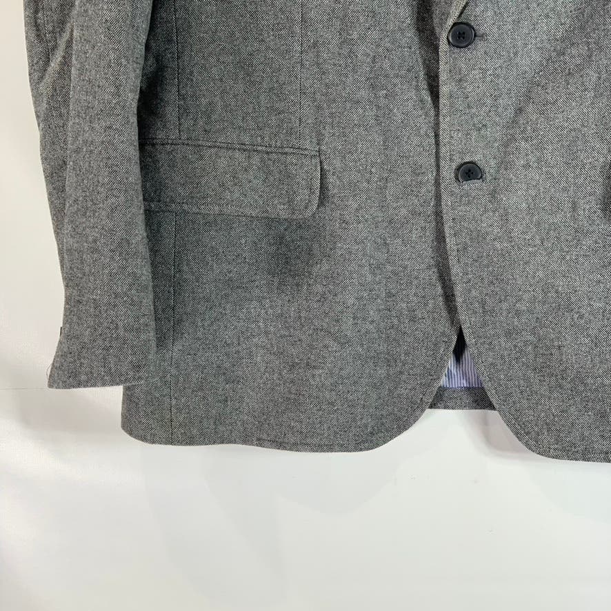 BANANA REPUBLIC Men's Grey Heather Donegal Tailored-Fit Two-Button Blazer SZ 44R