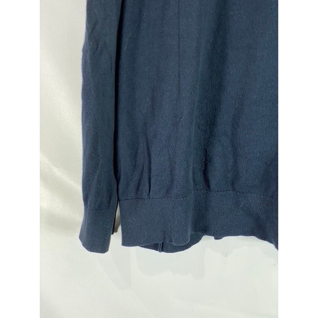 BANANA REPUBLIC Men's Navy Luxe Performance V-Neck Pullover Sweater SZ 2XL