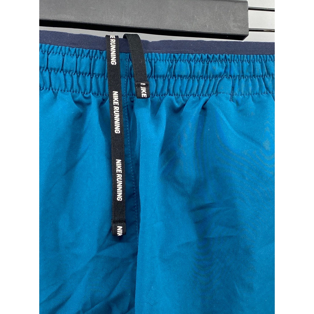 NIKE Women's Dark Blue Drawstring Dri-Fit Running Shorts SZ S