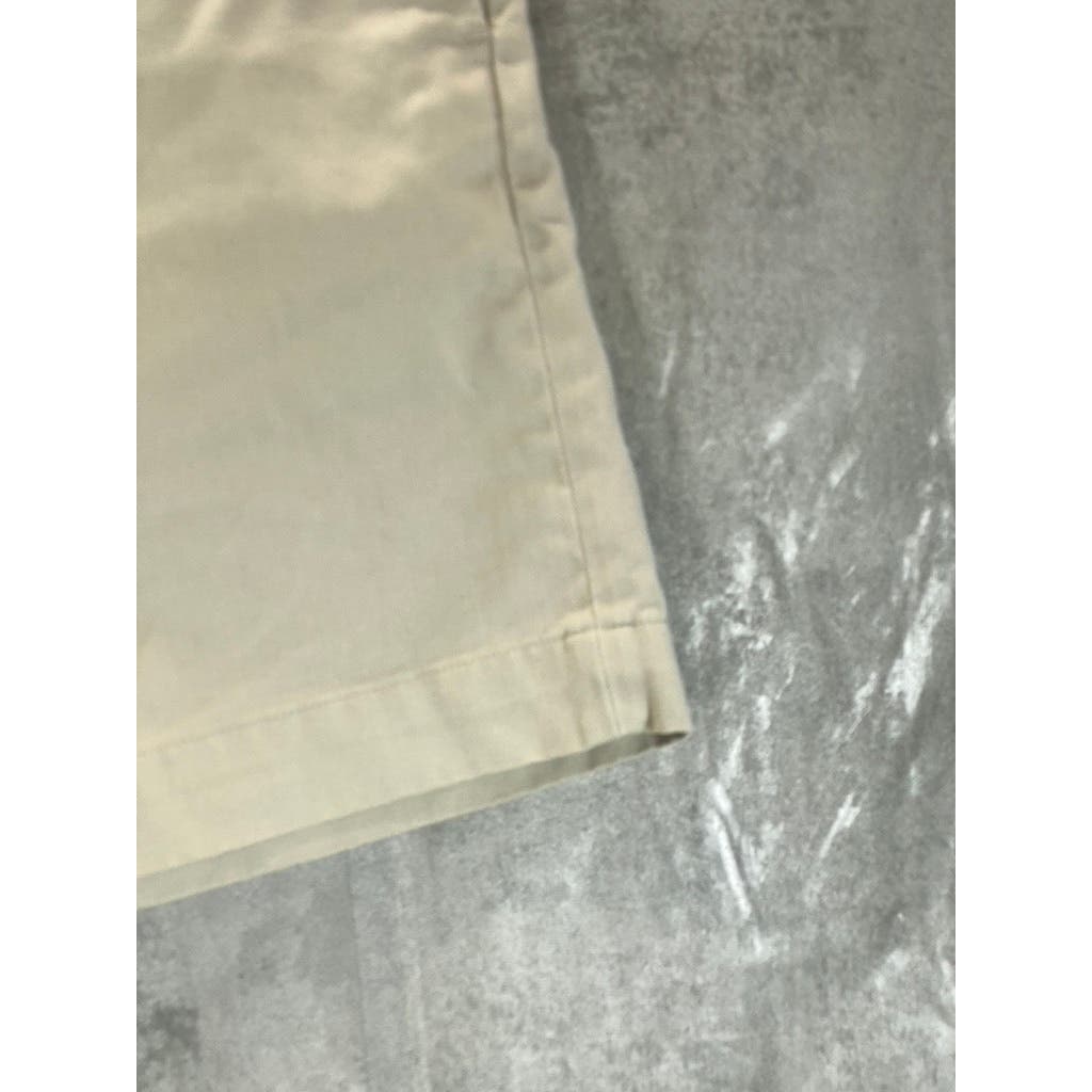 BANANA REPUBLIC Men's Beige Lightweight Regular-Fit Shorts SZ 34