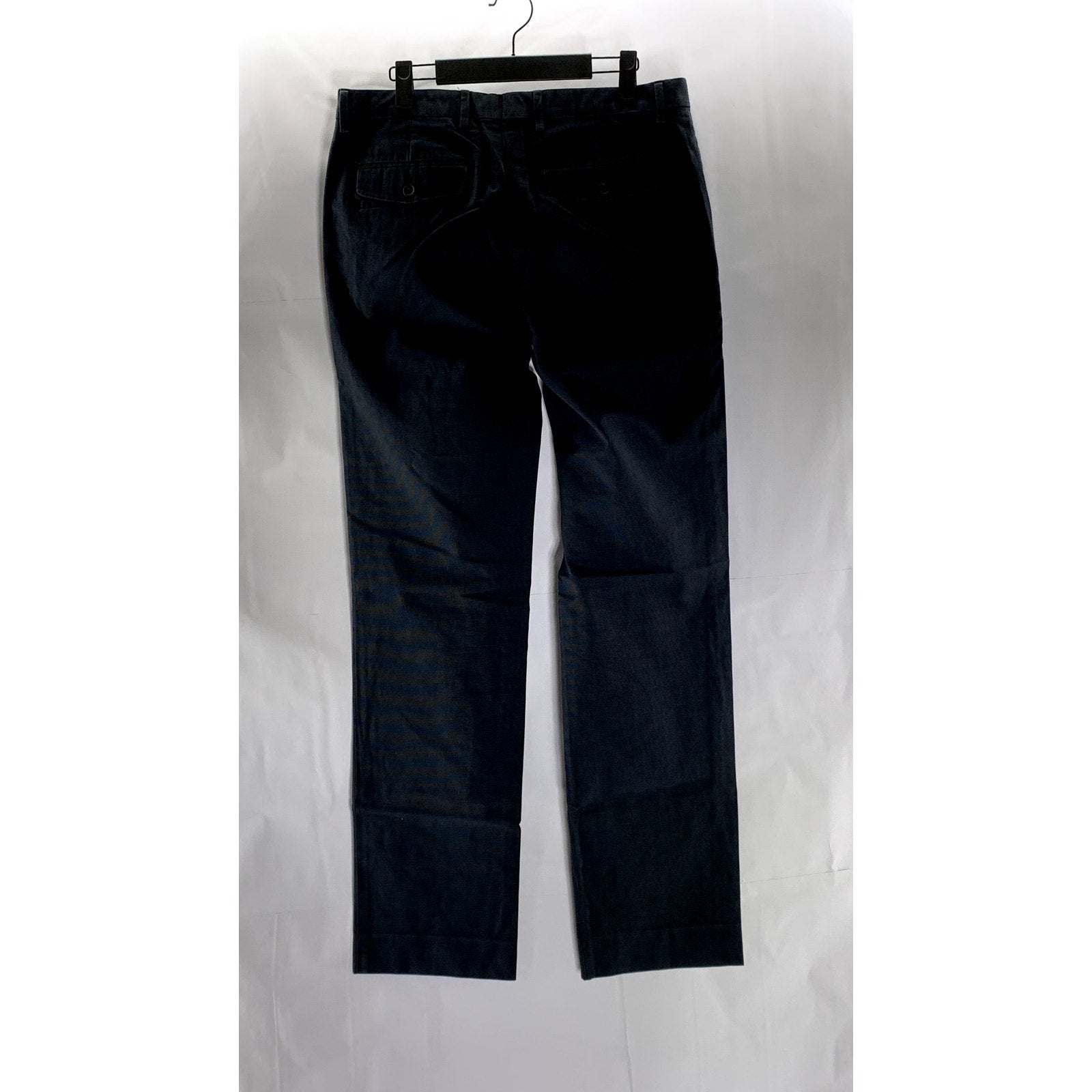 BANANA REPUBLIC Men's Classic Navy Tailored Slim-Fit Cotton Pant SZ 32X34