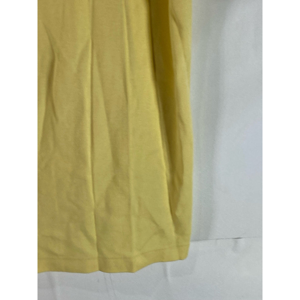 POLO BY RALPH LAUREN Men’s Yellow Regular-Fit Short Sleeve Polo Shirt SZ S