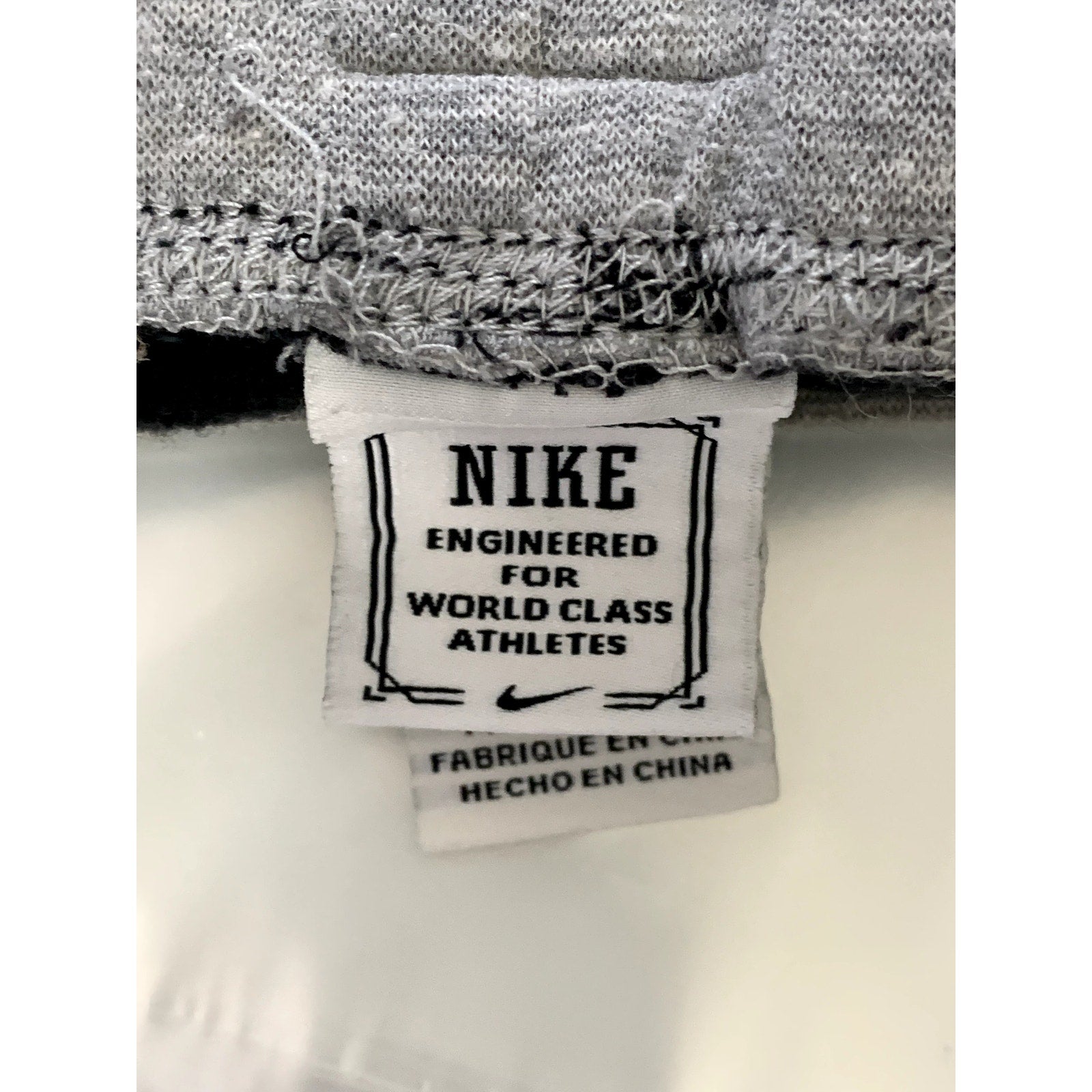 NIKE Girl's Black/Gray Thermal Shorts SZ XL