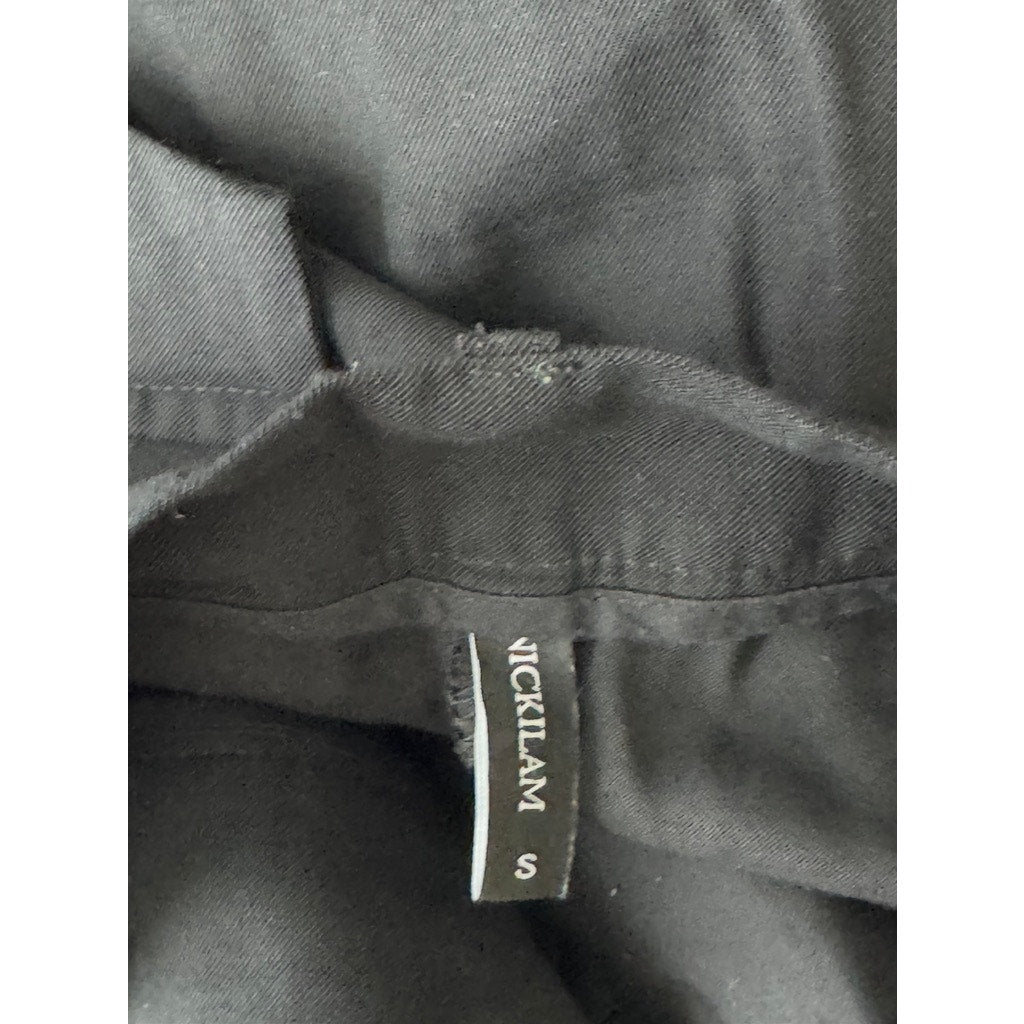 NICKILAM Women's Black Solid Straight-Leg Dress Pants SZ S