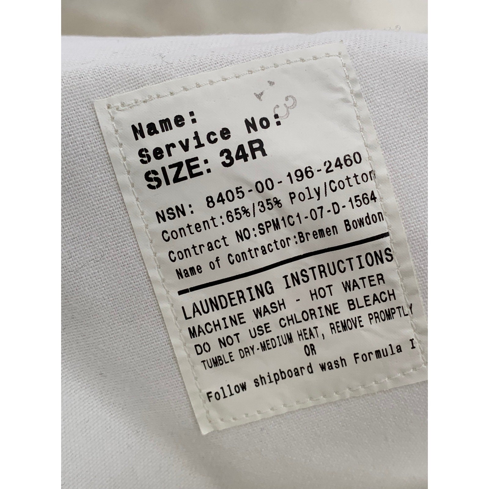 DSCP BY BREMEN BOWDON Men's White Solid Regular-Fit Wide-Leg Pants SZ 34