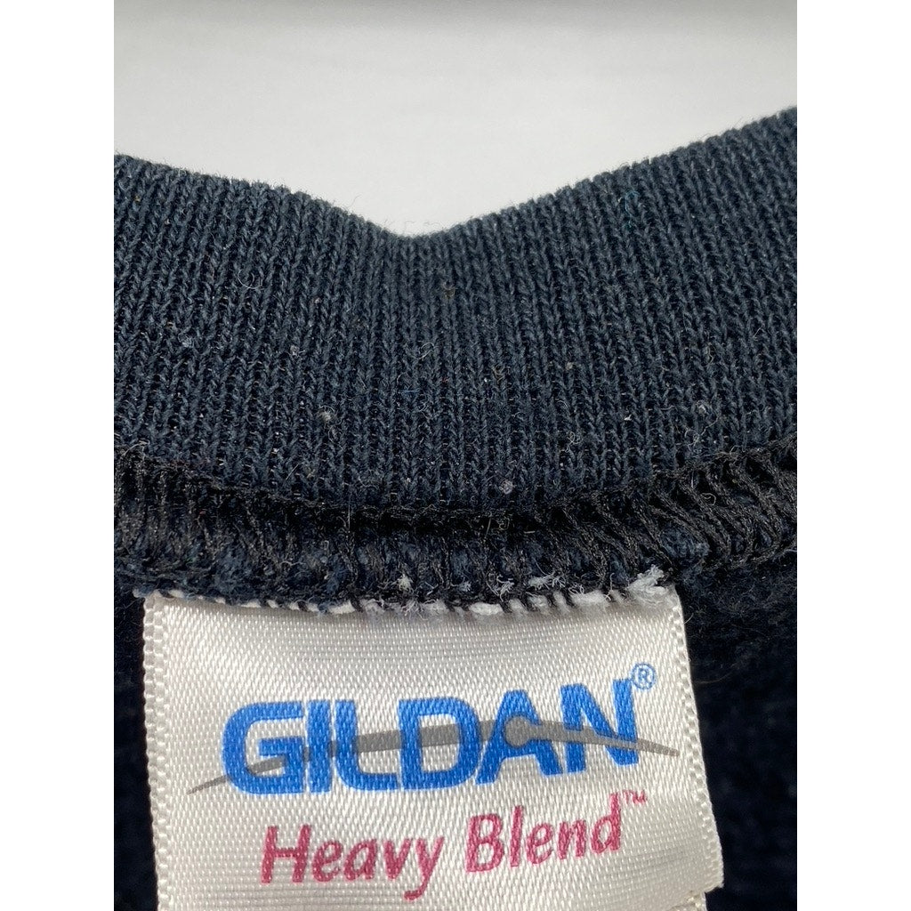 GILDAN Men's Black Heavy Blend Steiner Gorilla, Snake, Leopard Sweatshirt SZ L