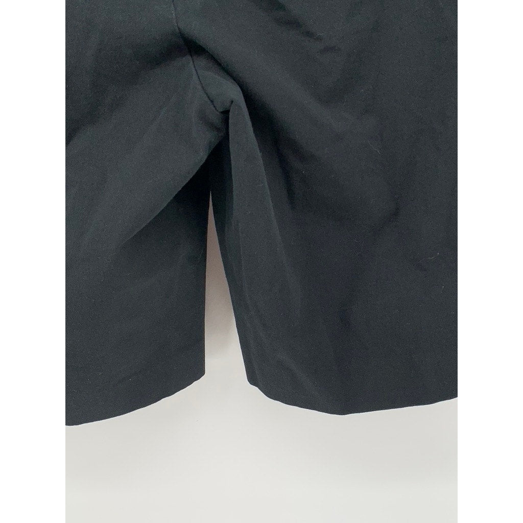 LAUREN RALPH LAUREN Women's Plus Size Black Solid Bermuda Shorts SZ 18W