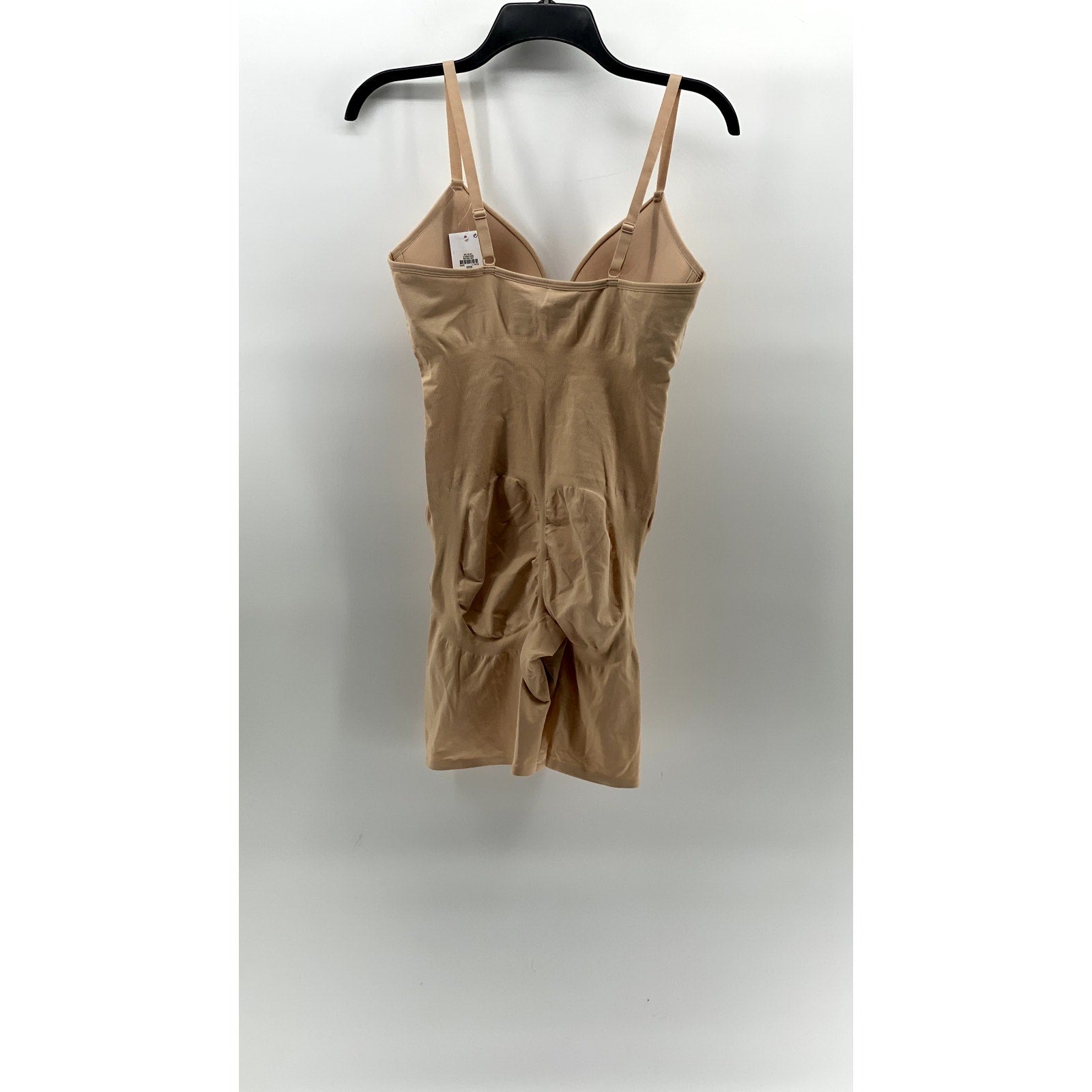 PRIMARK Women's Taupe Cuffed Spaghetti Strap One-Piece Short Style Shapewear SZM