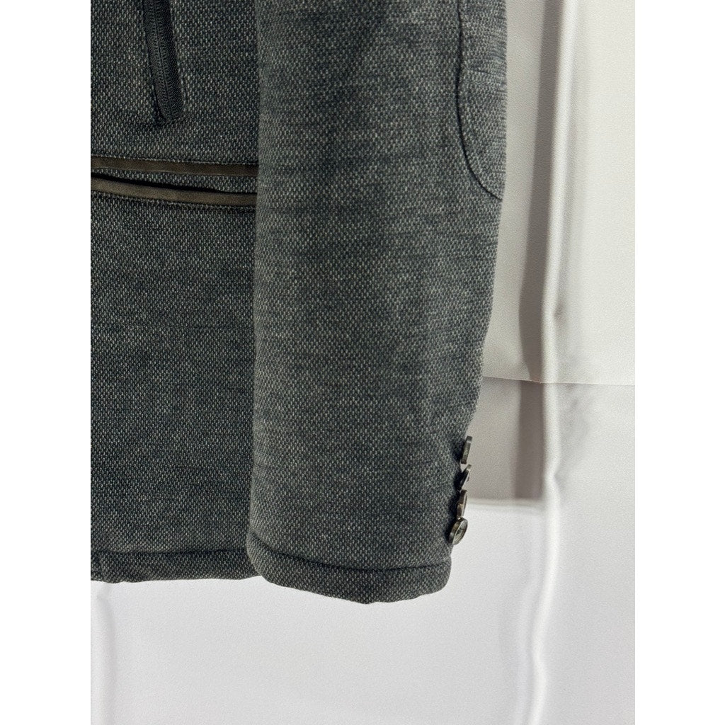 SERIES; URBAN GENERATION Men's Charcoal Button-Front Jacket SZ 95(M)