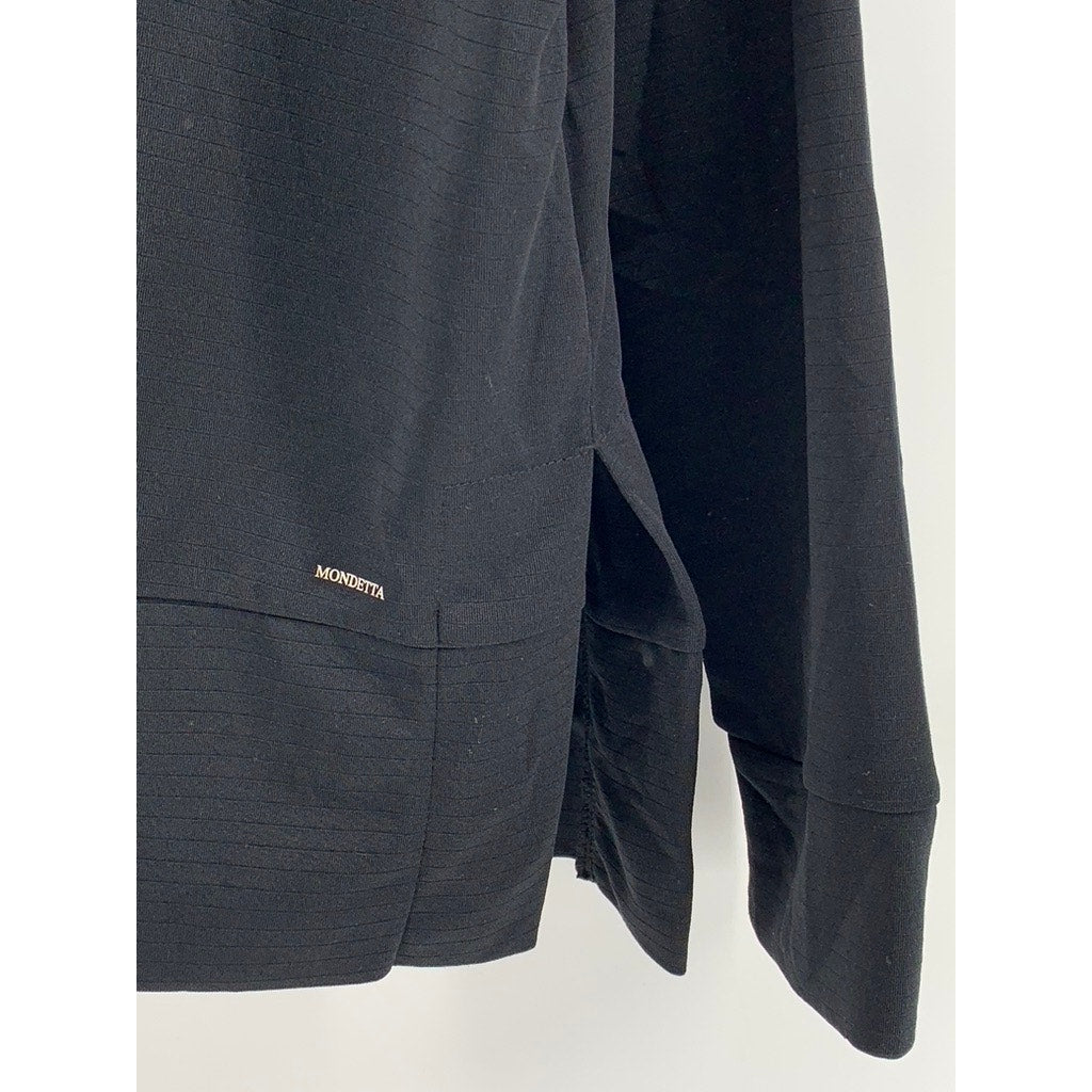 MONDETTA Women's Black Performance Luxury Pullover Hoodie SZ M