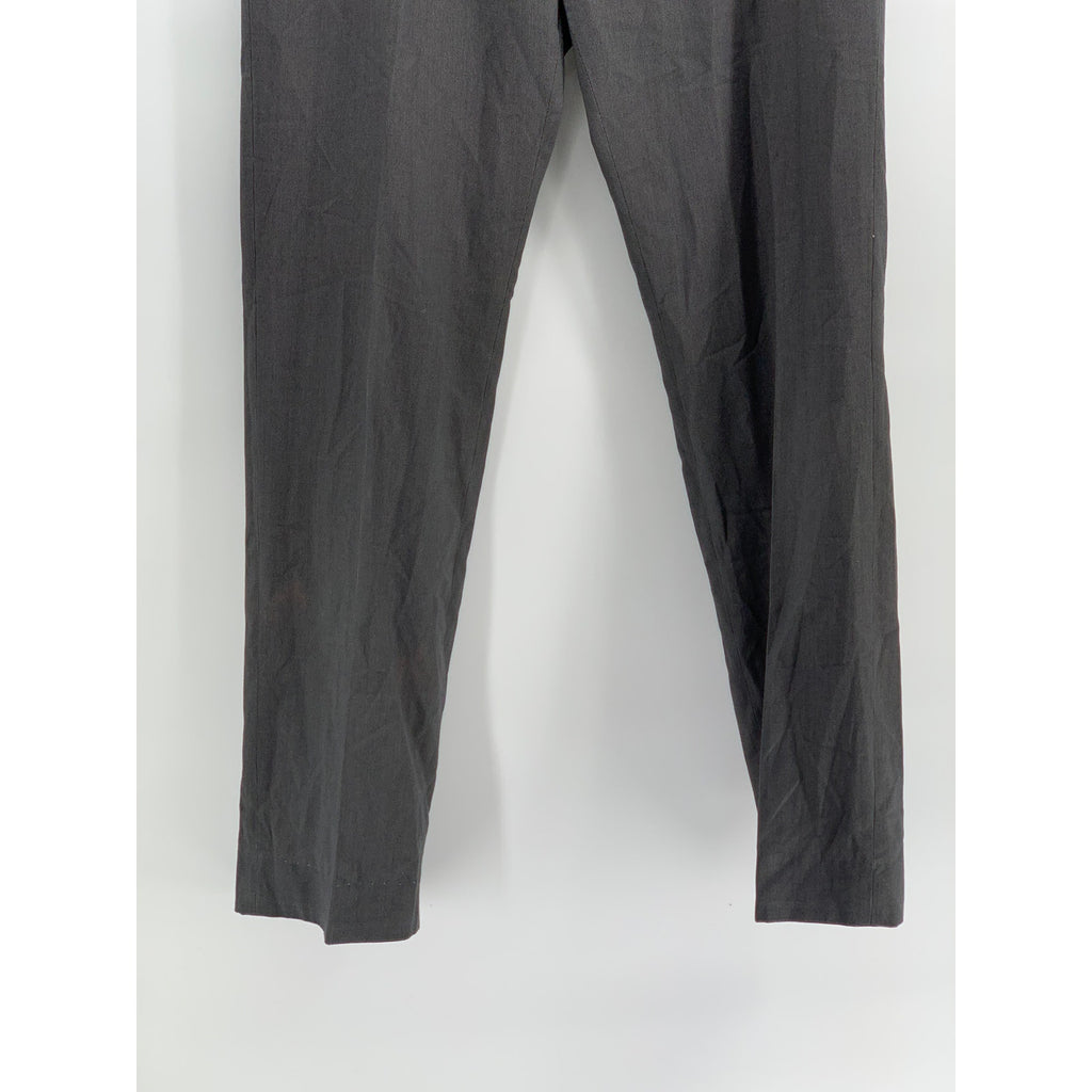 MEXX METROPOLITAN Men's Charcoal Gray Straight-Leg Regular-Fit Trousers SZ 40R