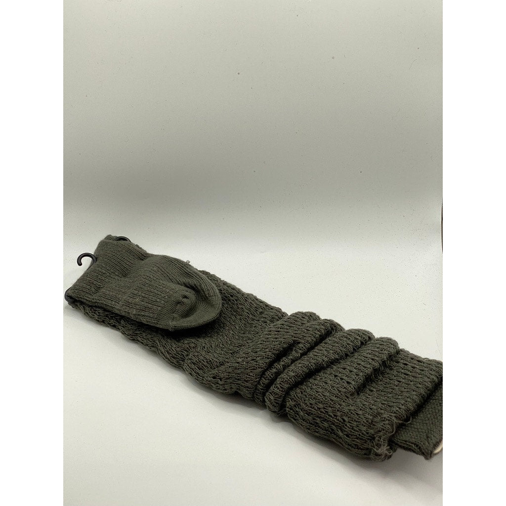 MEMOI Women's Castlerock Gray Vertical Stitch Knit Over-The-Knee Socks SZ OS