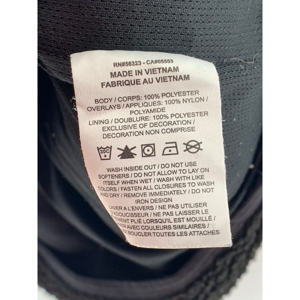 NIKE Men's Vintage Black Sherpa Embroidered Patch Half-Zip Jacket SZ XS