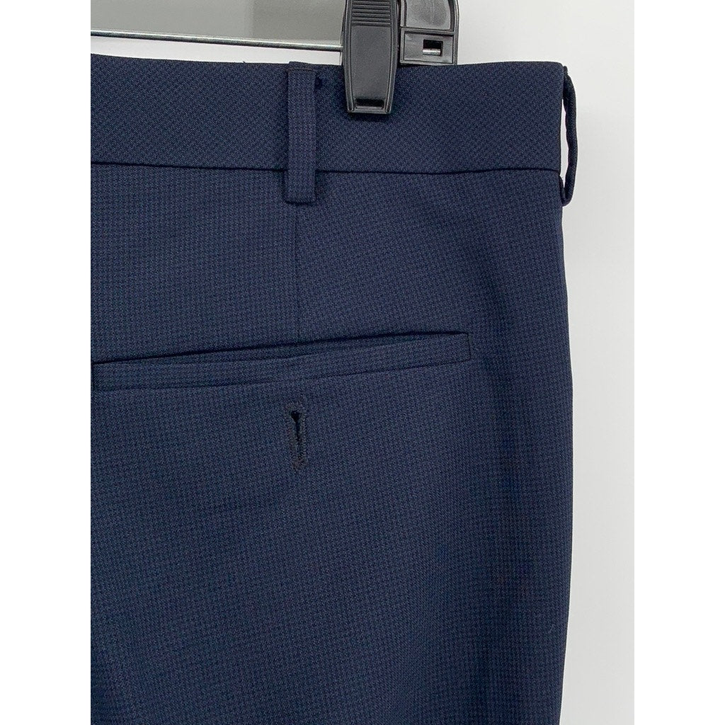 VAN HEUSEN Men's Navy Slim-Leg Flex Dress Pants SZ 32X32