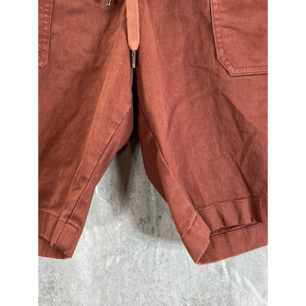 VINCE. Men's Rust Drawstring Pull-On Bermuda Shorts SZ M