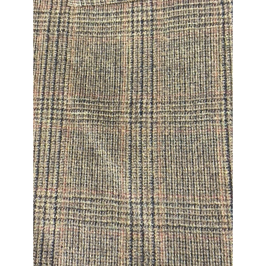 BROOKS BROTHERS 346 Men's Brown Plaid Classic-Fit Two-Button Sport Coat SZ 42R