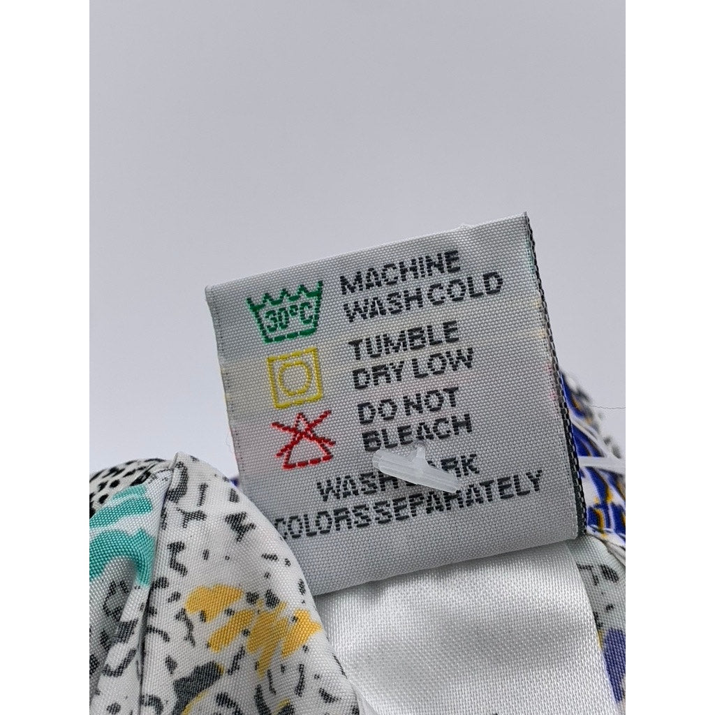 PRINCE SPORTSWEAR Women's Vintage 90's Multi Printed Pleated Tennis Skirt SZ 10