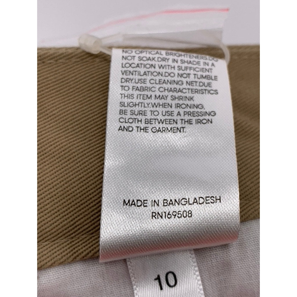 GU Men's Tan Wide-Leg Pleated Baggy Fit Pants SZ M